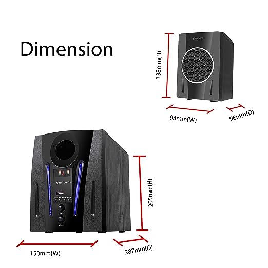 Zebronics ZEB-BT2750RUF Made in India Wireless Bluetooth Multimedia Speaker With Supporting USB, AUX, FM & Remote Control. (60 Watt, 4.1 Channel) Zebronics ZEB-BT2750RUF Made in India Wireless Bluetooth Multimedia Speaker With Supporting USB, AUX, FM & Remote Control. (60 Watt, 4.1 Channel)